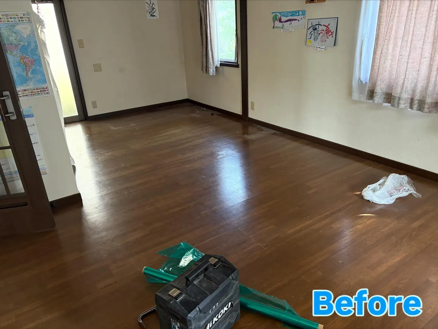 ［リビングをあったか床暖房］