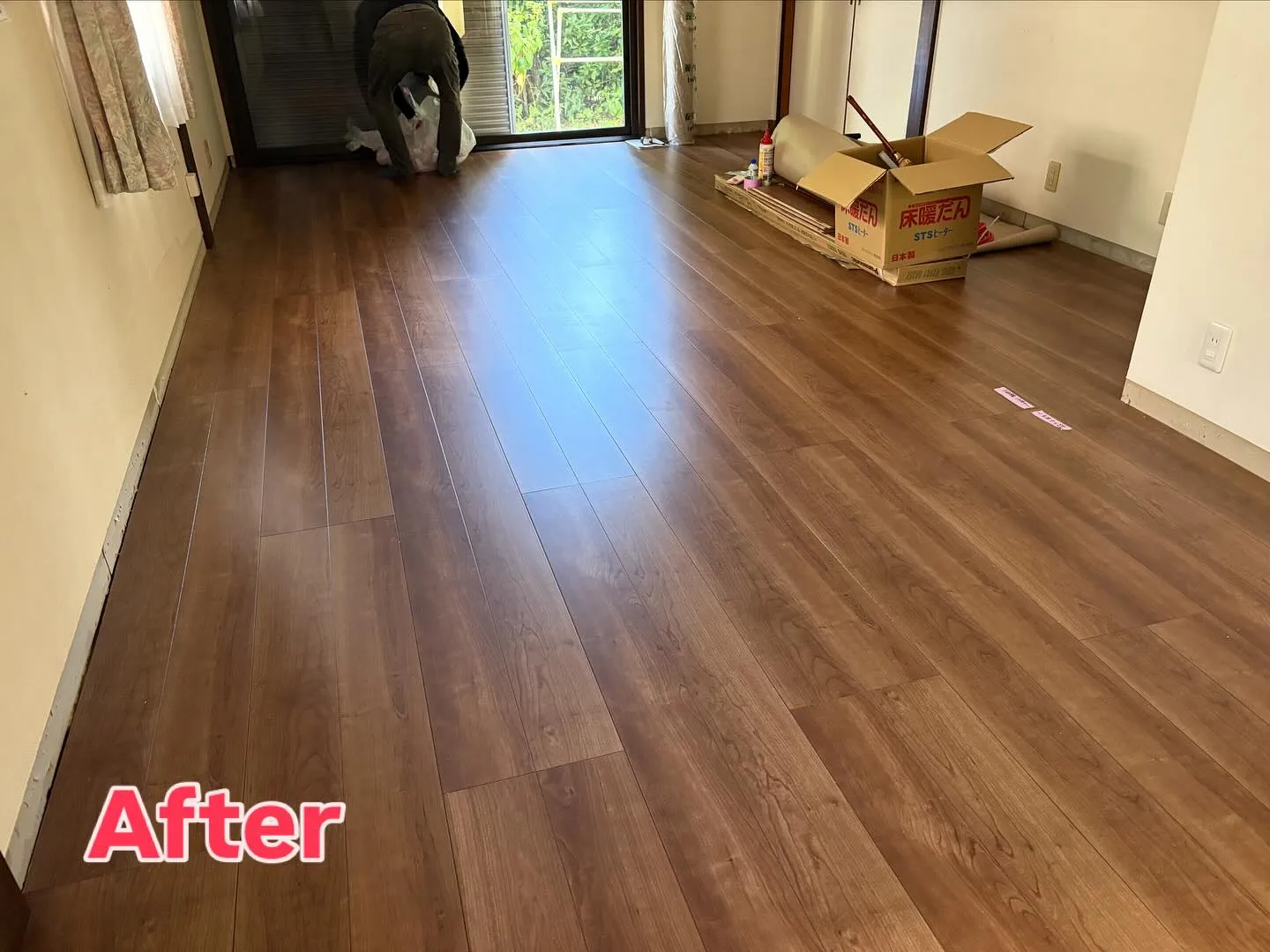 ［リビングをあったか床暖房］