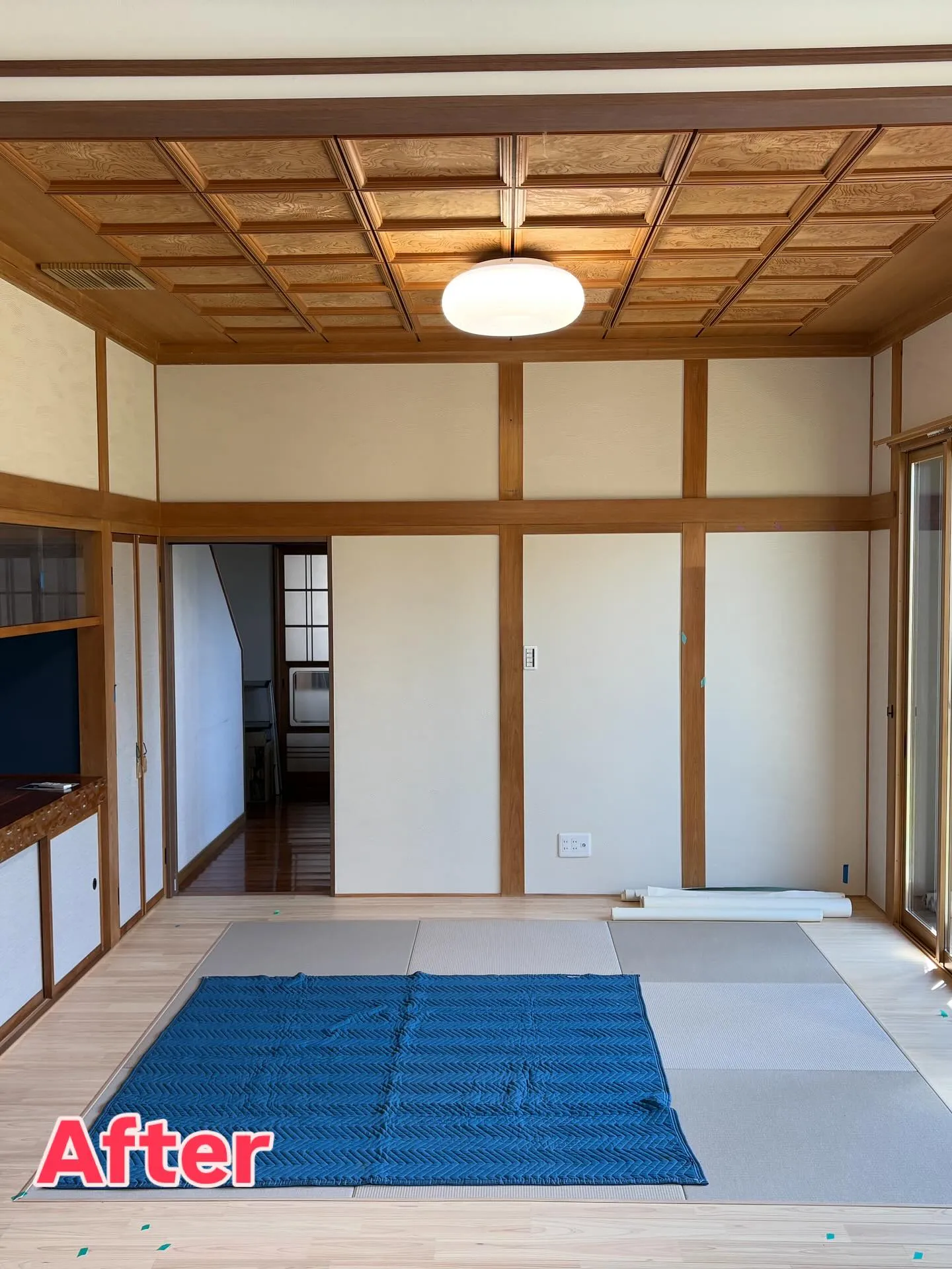 ［和室とリビングをつなげて広々LDK］